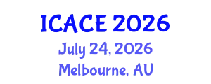 International Conference on Architectural and Civil Engineering (ICACE) July 24, 2026 - Melbourne, Australia