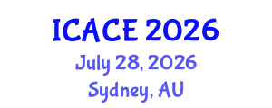 International Conference on Architectural and Civil Engineering (ICACE) July 28, 2026 - Sydney, Australia