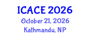 International Conference on Architectural and Civil Engineering (ICACE) October 21, 2026 - Kathmandu, Nepal