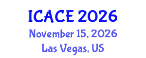 International Conference on Architectural and Civil Engineering (ICACE) November 15, 2026 - Las Vegas, United States