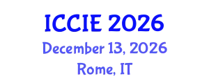 International Conference on Computer and Information Engineering (ICCIE) December 13, 2026 - Rome, Italy