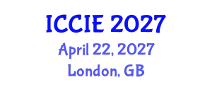 International Conference on Computer and Information Engineering (ICCIE) April 22, 2027 - London, United Kingdom