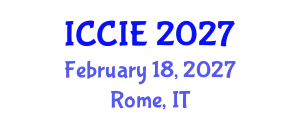 International Conference on Computer and Information Engineering (ICCIE) February 18, 2027 - Rome, Italy