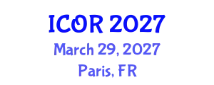 International Conference on Operations Research (ICOR) March 29, 2027 - Paris, France