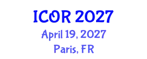 International Conference on Operations Research (ICOR) April 19, 2027 - Paris, France
