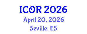 International Conference on Operations Research (ICOR) April 20, 2026 - Seville, Spain