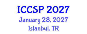 International Conference on Communications and Signal Processing (ICCSP) January 28, 2027 - Istanbul, Turkey