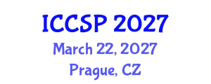 International Conference on Communications and Signal Processing (ICCSP) March 22, 2027 - Prague, Czechia