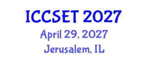 International Conference on Computer Science, Engineering and Technology (ICCSET) April 29, 2027 - Jerusalem, Israel