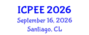 International Conference on Power and Energy Engineering (ICPEE) September 16, 2026 - Santiago, Chile