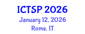 International Conference on Telecommunications and Signal Processing (ICTSP) January 12, 2026 - Rome, Italy