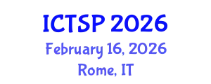 International Conference on Telecommunications and Signal Processing (ICTSP) February 16, 2026 - Rome, Italy