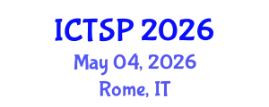 International Conference on Telecommunications and Signal Processing (ICTSP) May 04, 2026 - Rome, Italy