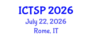 International Conference on Telecommunications and Signal Processing (ICTSP) July 22, 2026 - Rome, Italy