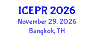International Conference on Environmental Pollution and Remediation (ICEPR) November 29, 2026 - Bangkok, Thailand