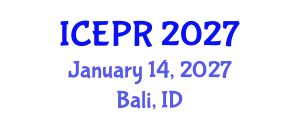 International Conference on Environmental Pollution and Remediation (ICEPR) January 14, 2027 - Bali, Indonesia