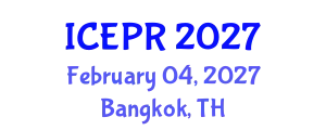 International Conference on Environmental Pollution and Remediation (ICEPR) February 04, 2027 - Bangkok, Thailand