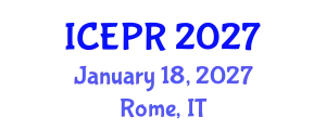 International Conference on Environmental Pollution and Remediation (ICEPR) January 18, 2027 - Rome, Italy