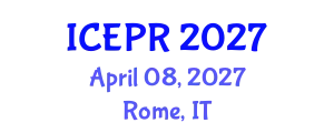 International Conference on Environmental Pollution and Remediation (ICEPR) April 08, 2027 - Rome, Italy