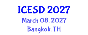 International Conference on Environmental Science and Development (ICESD) March 08, 2027 - Bangkok, Thailand