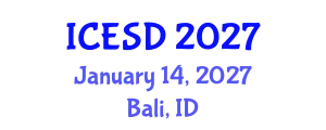 International Conference on Environmental Science and Development (ICESD) January 14, 2027 - Bali, Indonesia