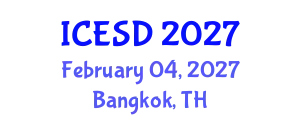 International Conference on Environmental Science and Development (ICESD) February 04, 2027 - Bangkok, Thailand