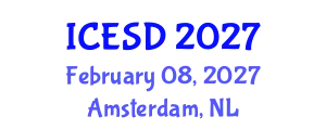 International Conference on Environmental Science and Development (ICESD) February 08, 2027 - Amsterdam, Netherlands
