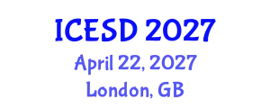International Conference on Environmental Science and Development (ICESD) April 22, 2027 - London, United Kingdom