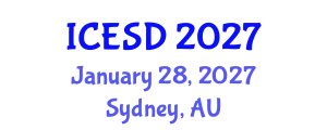 International Conference on Environmental Science and Development (ICESD) January 28, 2027 - Sydney, Australia