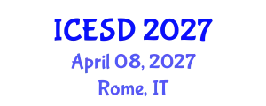 International Conference on Environmental Science and Development (ICESD) April 08, 2027 - Rome, Italy