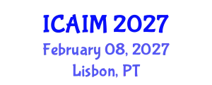 International Conference on Automation and Intelligent Manufacturing (ICAIM) February 08, 2027 - Lisbon, Portugal