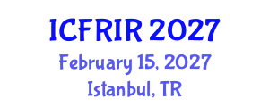 International Conference on Flood Recovery, Innovation and Response (ICFRIR) February 15, 2027 - Istanbul, Turkey