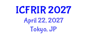 International Conference on Flood Recovery, Innovation and Response (ICFRIR) April 22, 2027 - Tokyo, Japan