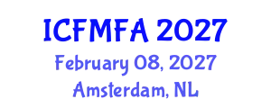 International Conference on Fluid Mechanics and Flow Analysis (ICFMFA) February 08, 2027 - Amsterdam, Netherlands