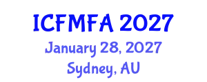 International Conference on Fluid Mechanics and Flow Analysis (ICFMFA) January 28, 2027 - Sydney, Australia