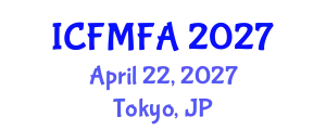 International Conference on Fluid Mechanics and Flow Analysis (ICFMFA) April 22, 2027 - Tokyo, Japan