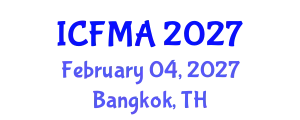 International Conference on Fluid Mechanics and Applications (ICFMA) February 04, 2027 - Bangkok, Thailand