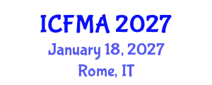 International Conference on Fluid Mechanics and Applications (ICFMA) January 18, 2027 - Rome, Italy