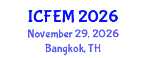 International Conference on Food Engineering and Management (ICFEM) November 29, 2026 - Bangkok, Thailand