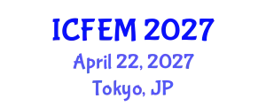 International Conference on Food Engineering and Management (ICFEM) April 22, 2027 - Tokyo, Japan