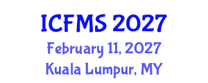 International Conference on Food Manufacturing and Safety (ICFMS) February 11, 2027 - Kuala Lumpur, Malaysia
