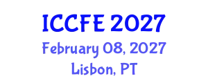 International Conference on Chemical and Food Engineering (ICCFE) February 08, 2027 - Lisbon, Portugal