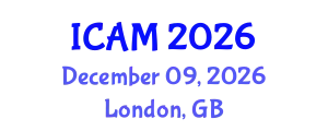 International Conference on Applied Mathematics (ICAM) December 09, 2026 - London, United Kingdom