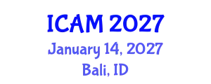 International Conference on Applied Mathematics (ICAM) January 14, 2027 - Bali, Indonesia