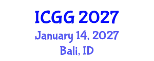 International Conference on Geography and Geosciences (ICGG) January 14, 2027 - Bali, Indonesia