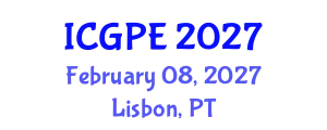 International Conference on Geosciences and Petroleum Engineering (ICGPE) February 08, 2027 - Lisbon, Portugal