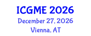 International Conference on Green Manufacturing Engineering (ICGME) December 27, 2026 - Vienna, Austria
