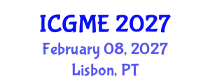 International Conference on Green Manufacturing Engineering (ICGME) February 08, 2027 - Lisbon, Portugal