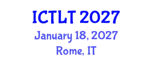 International Conference on Transportation and Logistics Technology (ICTLT) January 18, 2027 - Rome, Italy