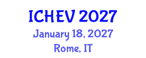 International Conference on Hybrid and Electric Vehicles (ICHEV) January 18, 2027 - Rome, Italy